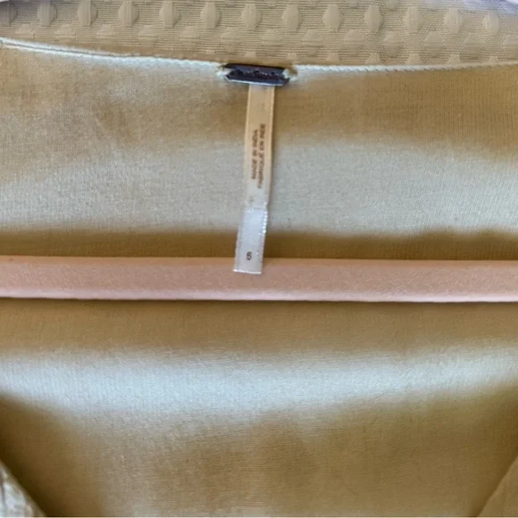 Free People Jasmine Embroidered Boho Tunic Mini Dress Size 6 - Picture 4 of 9